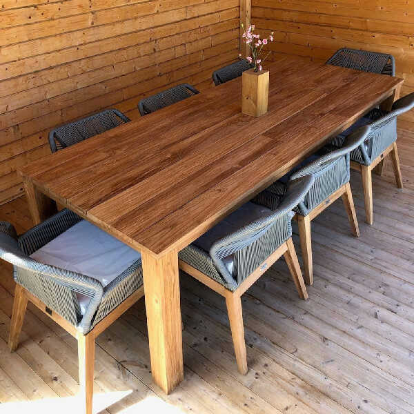 Teak Garden Table & GRANADA Set